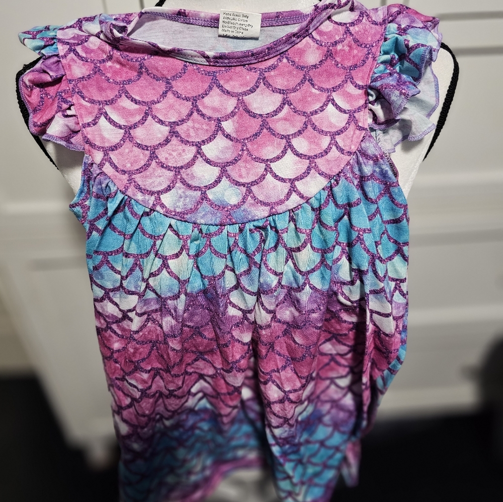 Girls Mermaid Pearl Dress